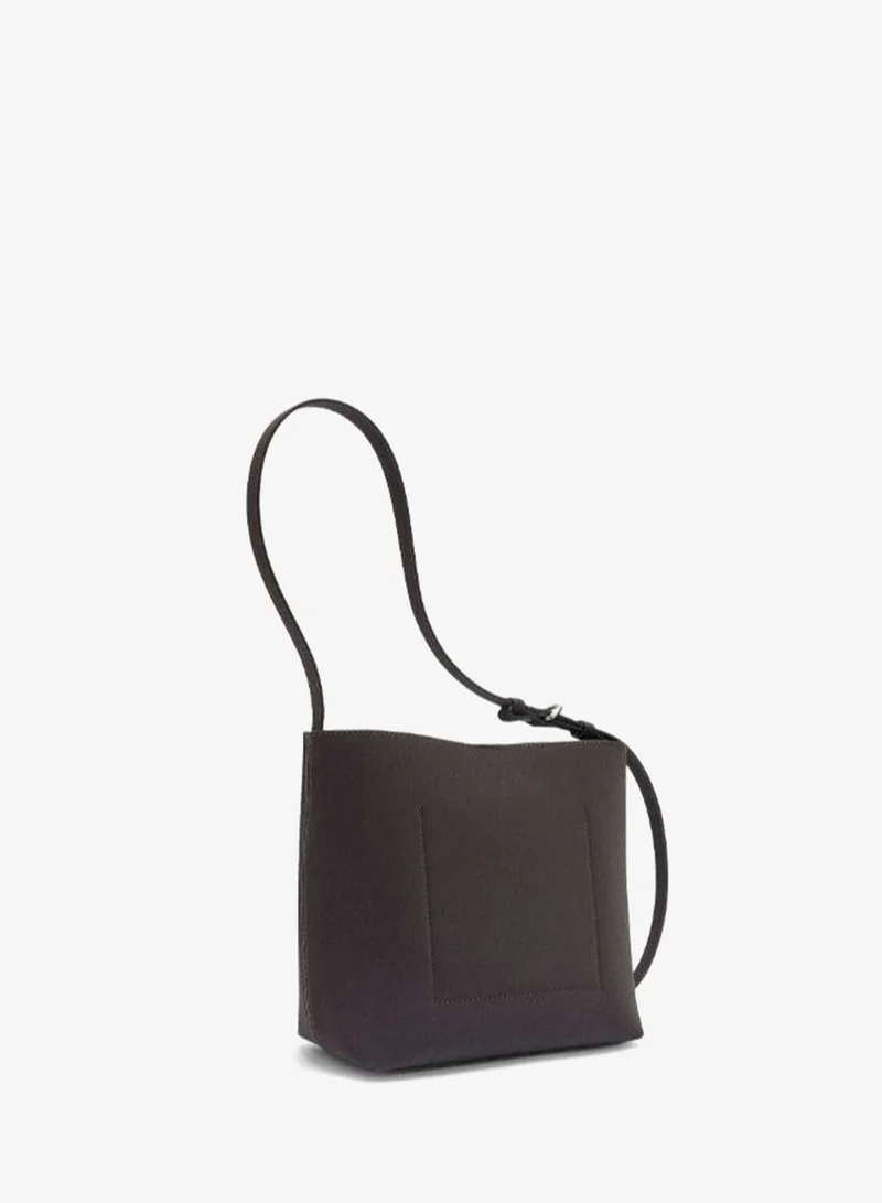 Parfois Brown Shoulder bag with soft texture for Women | Best Price UAE