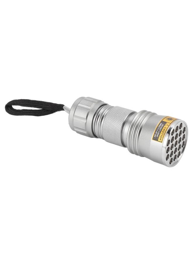 Thoraya - UV Black Light Flashlight 21 LED 395nm Ultraviolet Flashlight for Fluorescent Agents Anti Counterfeiting Codes Scorpions Cat Moss - Image 1