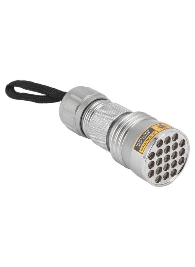 Thoraya - UV Black Light Flashlight 21 LED 395nm Ultraviolet Flashlight for Fluorescent Agents Anti Counterfeiting Codes Scorpions Cat Moss - Image 1