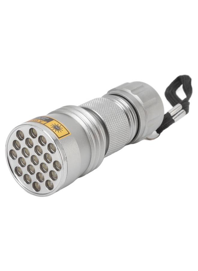 Thoraya - UV Black Light Flashlight 21 LED 395nm Ultraviolet Flashlight for Fluorescent Agents Anti Counterfeiting Codes Scorpions Cat Moss - Image 1