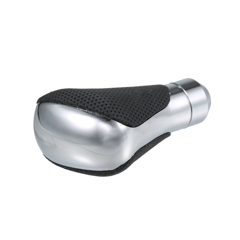 Automatic Shift Knob: Glossy Black PU Leather & ABS Material - Stylish Durable Design Gear Shift Knob for GM Aftermarket Car Replacement - Image 2