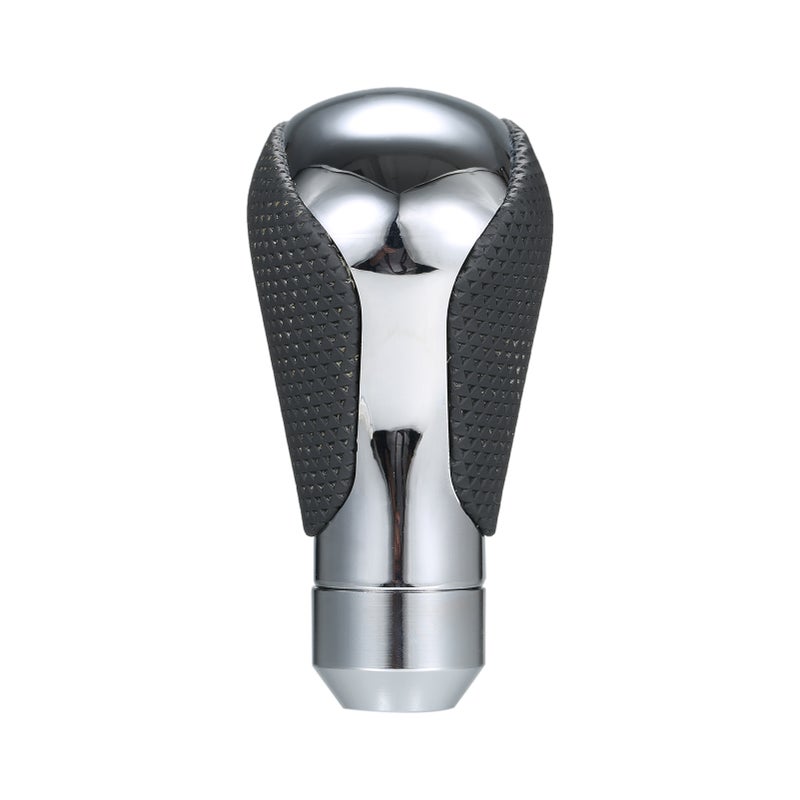 Automatic Shift Knob: Glossy Black PU Leather & ABS Material - Stylish Durable Design Gear Shift Knob for GM Aftermarket Car Replacement - Image 1