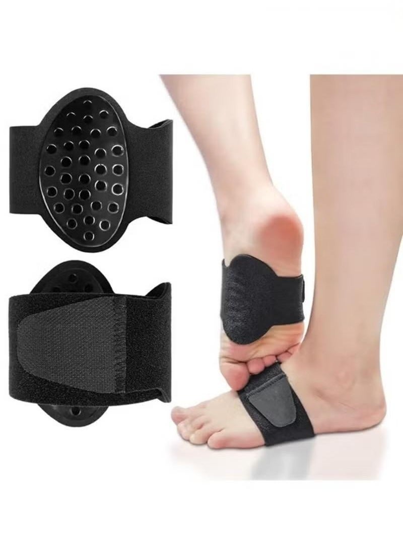 Generic Metatarsal Sleeves Inserts with Gel Pads Hardened Arch Pad Arch Pad Immediate Bottom Ball of Foot Support Pain Relief - Soft Padding - Aid Metatarsalgia, Neuroma,Insole Men, Women (Black)  - Image 1