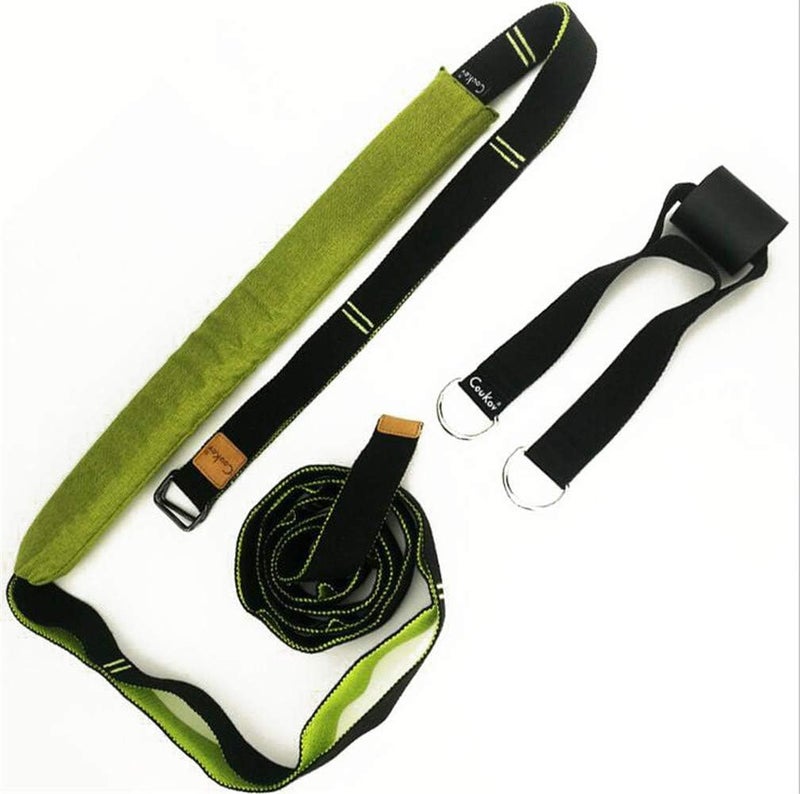 comfrt Yoga Fitness Stretching Strap, Door Flexibility Stretching Strap, Improve Leg Waist Back Flexibility Back Bend Assist Trainer, for Rehab Pilates Ballet Dance Cheerleading Splits Gymnastics - Image 2