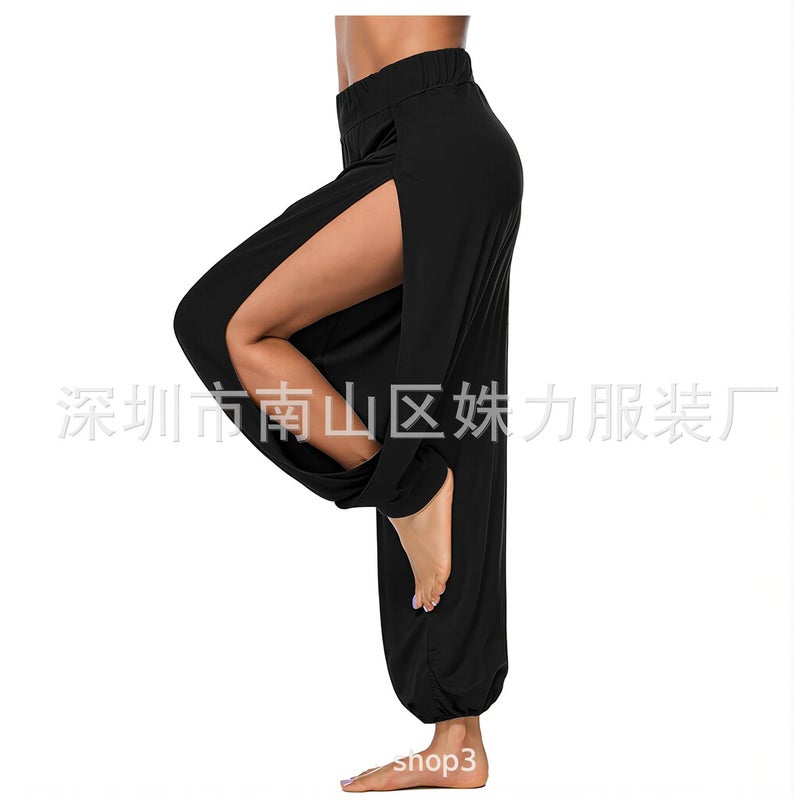 Heavy Duty Durable Yoga Pants Women Fade Resistant Tear Proof Long Lasting Activewear Green - Image 2