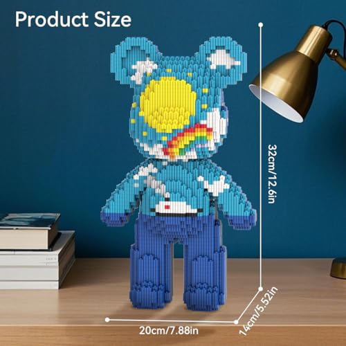 DAHONPA Ship Bear Micro Building Block Set 3680 Pieces Gift for Adults and Kids - Image 5