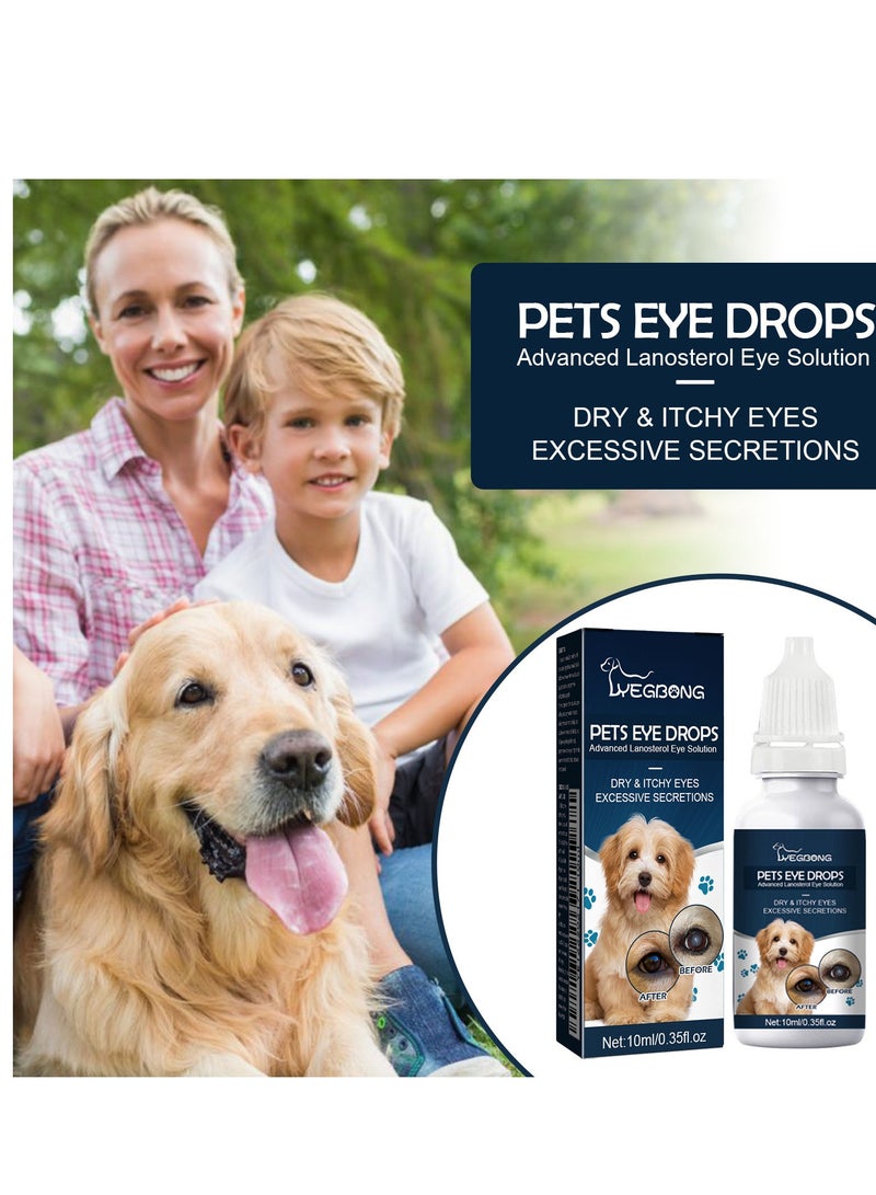 ييبونغ قطرات عين الحيوانات الأليفة: تعمل القطط والكلاب على إزالة بقع الدموع، وتخفيف الحكة حول العينين، وتنظيف الوجه بلطف باستخدام قطرات العين الساطعة. - Image 1