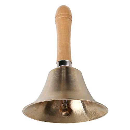 TDOCK Super Loud Solid Brass Hand Call Bell - Image 1