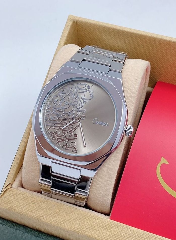 كاترك ساعة يد كوارتز مقاومة للماء بعقارب للرجال