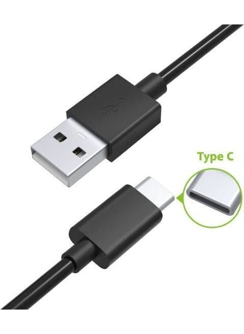 omars - Type-C Charging and Data Cable Black 90 cm - Image 1
