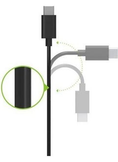 omars Type-C Charging and Data Cable Black 90 cm  - Image 3