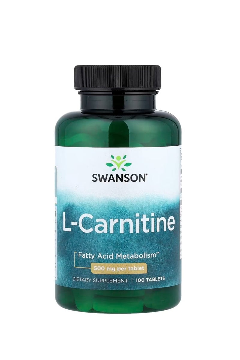 سوانسون إل-كارنيتين 100 قرص - Image 1