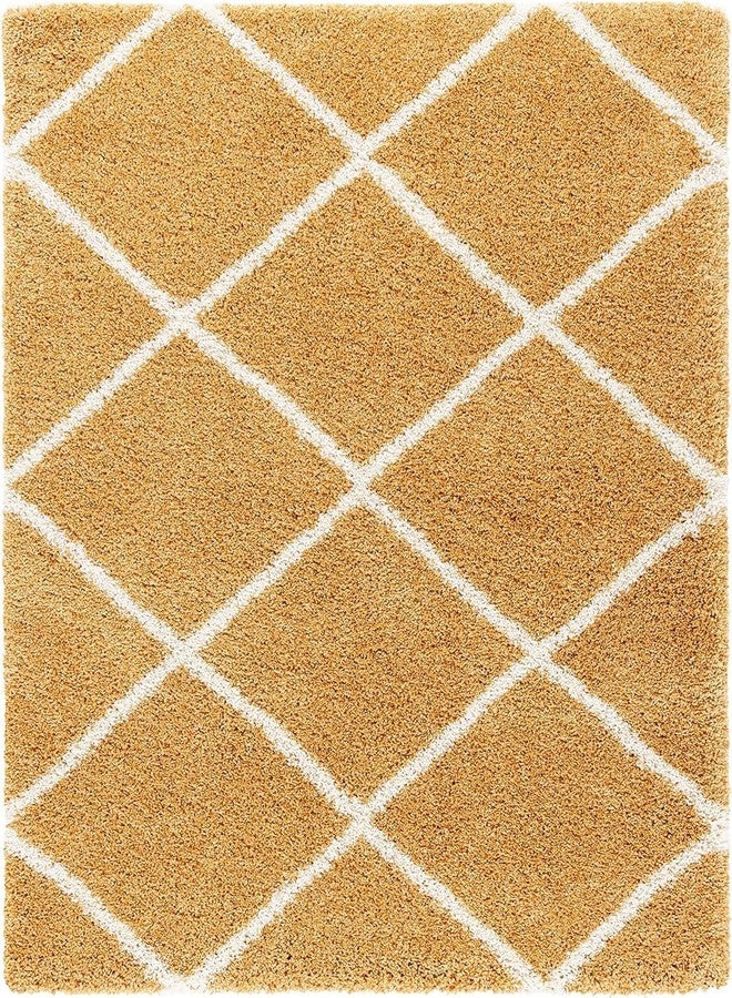 imsid Present Carpet for Room, Shaggy Rugs Fluffy Carpets, Indoor Modern Plush Area Rugs for Living Room Bedroom Kids Room, ETC Pattern 5, Size 2 x 6 FT - Image 2