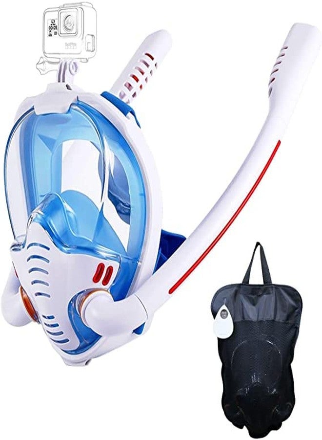 Matiko Snorkeling Mask Double Tube Professional Diving Mask Full Face Swimming Mask Underwater Snorkel Masks with Prescription Goggles - Image 2