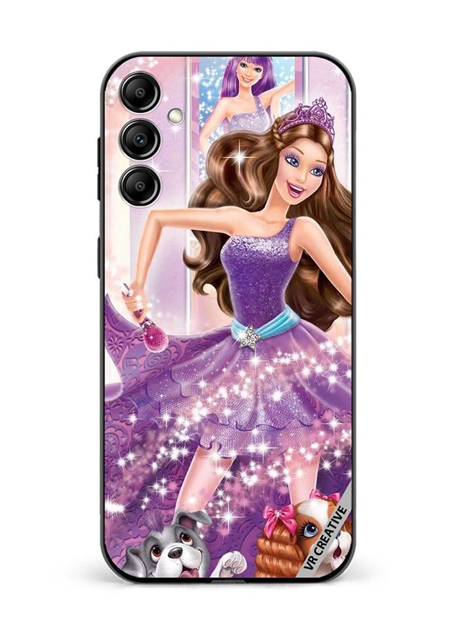 VR CREATIVE غطاء حماية لهاتف سامسونج جالاكسي A15 5G / تصميم باربي الأميرة A15 متعدد الألوان - Image 1