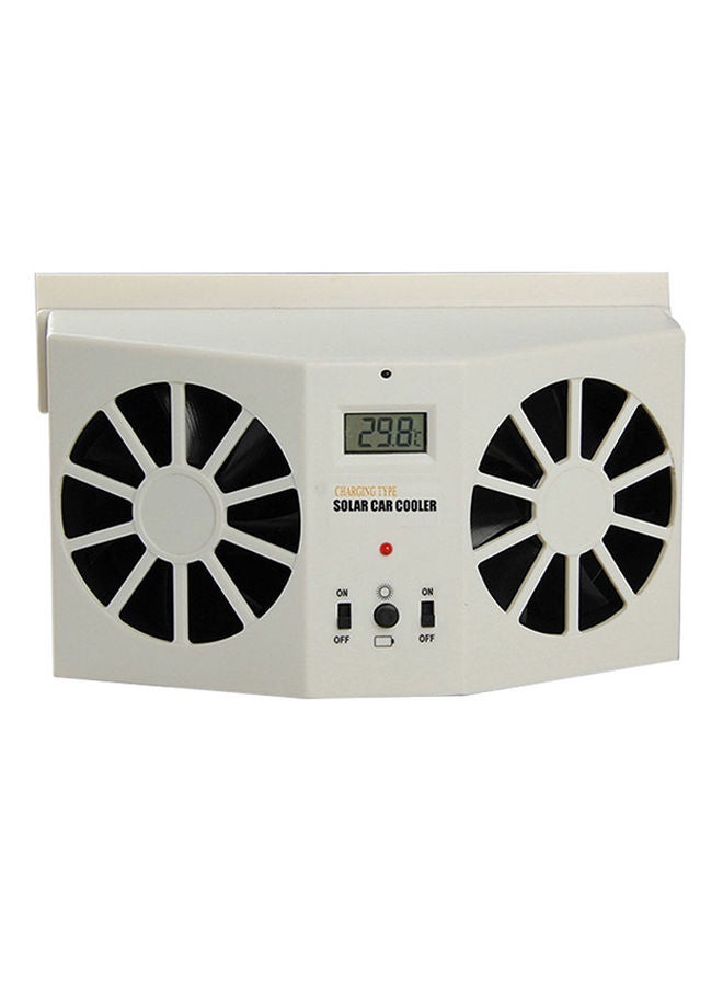 Loquat Car Window Dual Solar Fan - Image 1