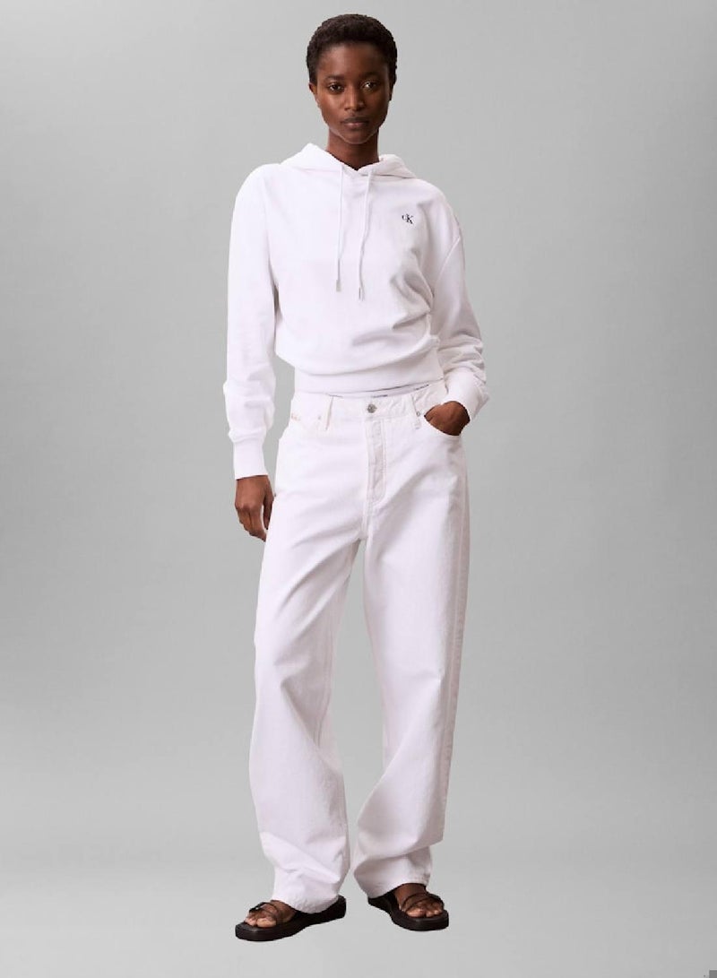 كالفن كلاين جينز هودي مونوغرام من قطن التيري - Image 2