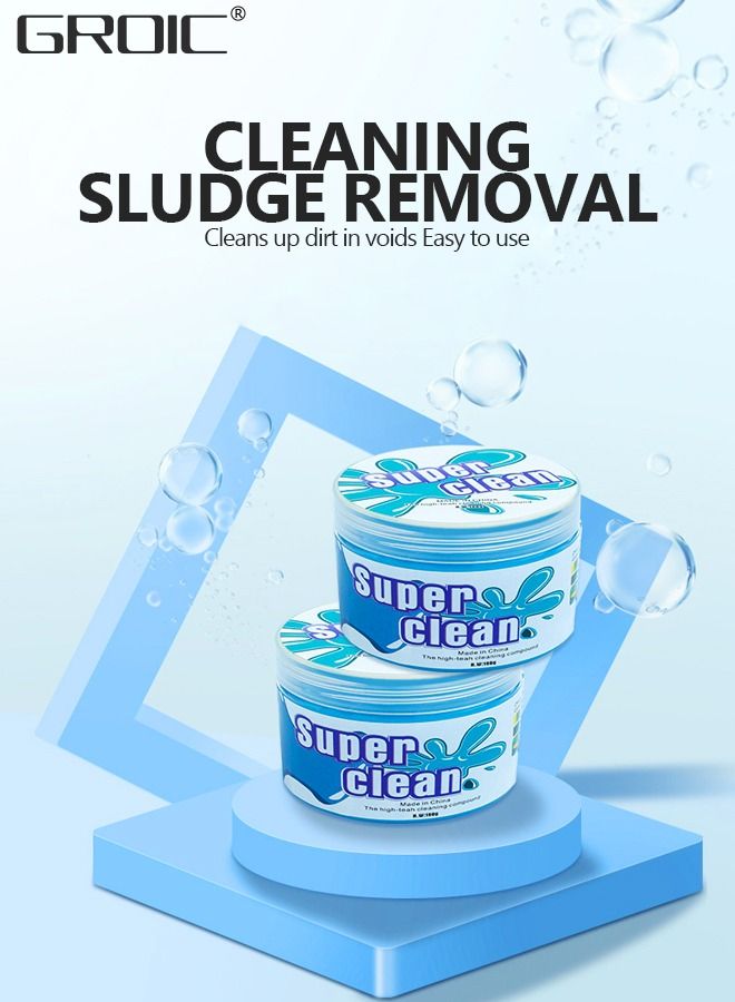 GROIC Car Cleaning Gel, 4 Packs Car Detailing Kit, Car Cleaning Supplies Universal Tools, Car Accessories Car Cleaning Kit Suitable for Car, Auto Detailing Tools Car Interior Cleaner Cleaning - Image 2