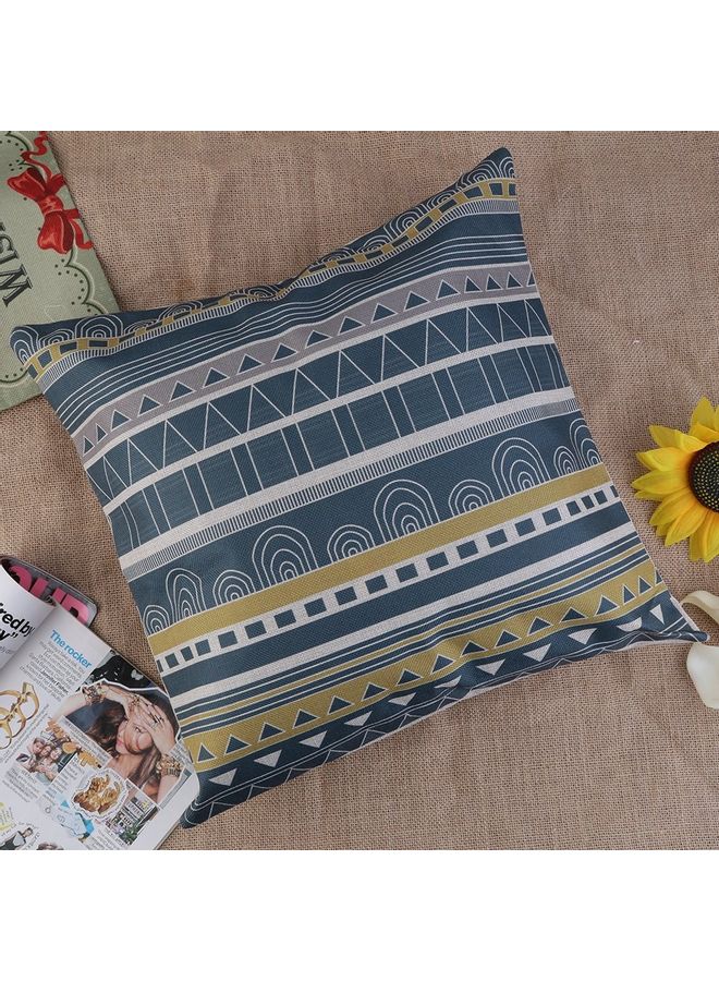 نيبمينينت غطاء وسادة ديكور أنيق مزين بطبعة متعدد الألوان