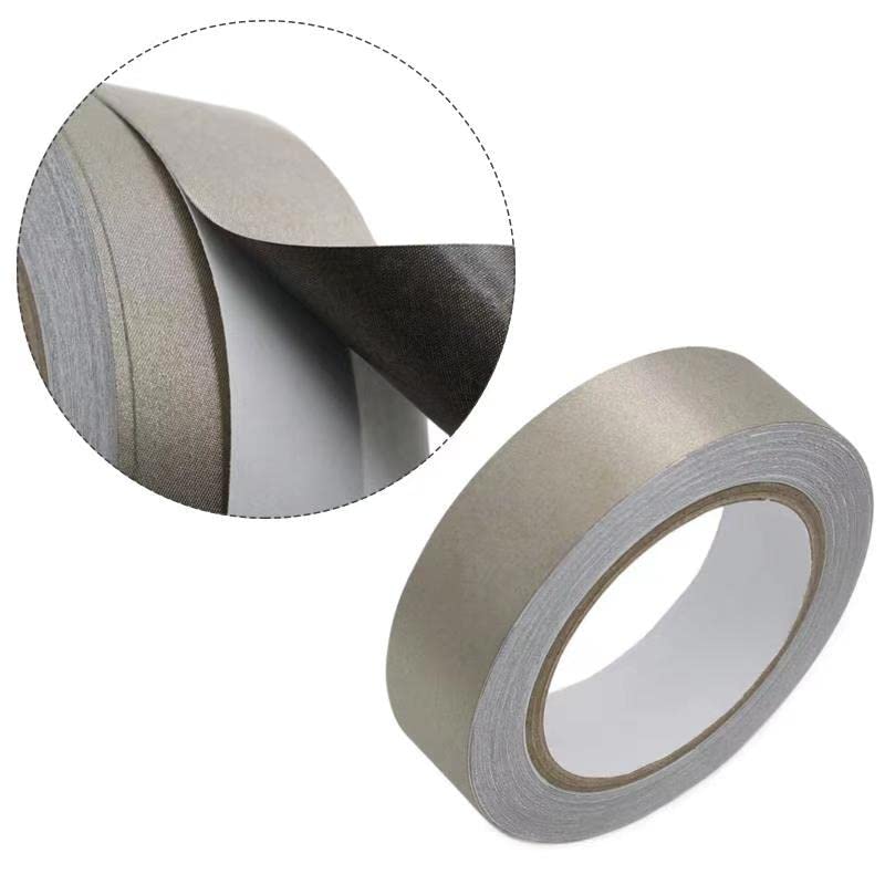 MWRF Source Conductive Cloth Fabric Adhesive Faraday Tape (0.2-inch x 65ft); EMI Grounding; RFID Signal Attenuation; Radio Frequency Signal Attenuation; Guitar Interference Shielding - Image 4