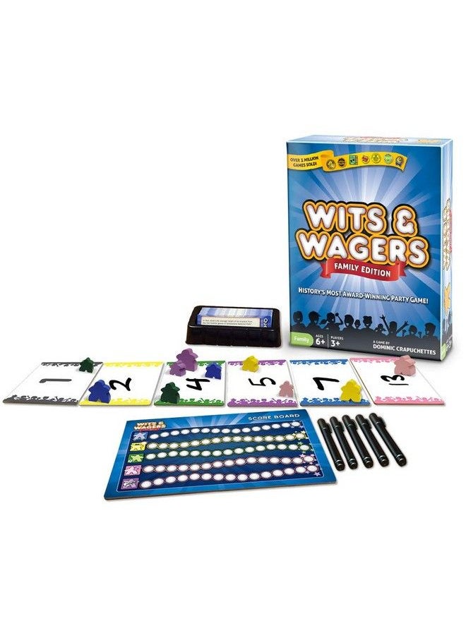 North Star Games - Wits & Wagers Family Edition Kid Friendly Party Game And Trivia - Image 1
