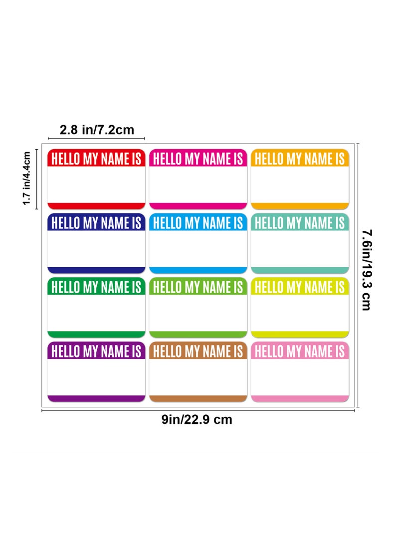 NOVOLAN Name Stickers 10 Sheets, Waterproof Handwritten Water Cup Stickers, Portfolio Classification Labels, Children Cartoon Name Stickers, Archive & Categorize With Labels, 3 Theme (#1) - Image 2