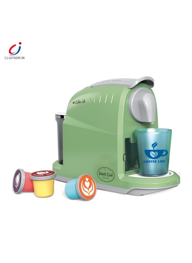 Play Toy Coffee Machine With Order Machine Large Set Simulation Coffee Machine Set Mixer-Specifications:CJ-2274295 Light And Sound Can Be Added With Water Pumping Function, Water Cup Can Be Changed, Ordering Machine With Voice Card Function