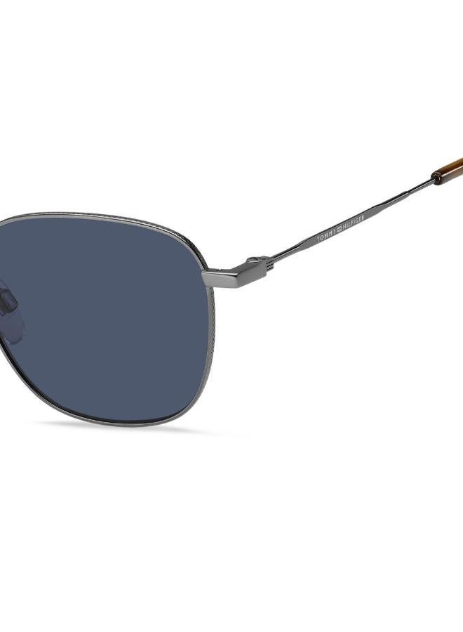 تومي هيلفيغر نظارات شمسية رجالية للحماية من الأشعة فوق البنفسجية رمادية ٤٤ - Image 4