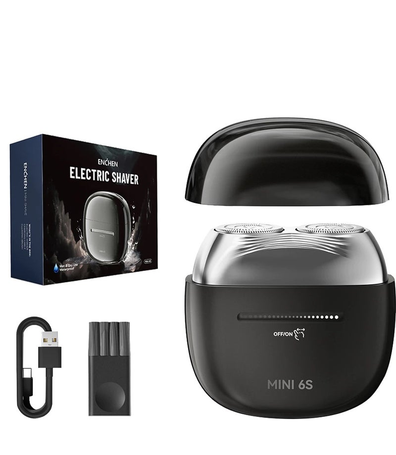 ENCHEN حلاقة كهربائية محمولة صغيرة – مقاومة للماء، قاطع مغناطيسي، شحن سريع من نوع C | ENCHEN Mini 6S - Image 1