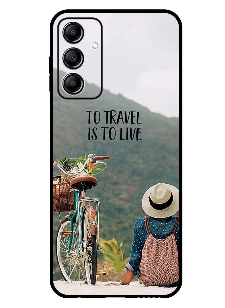 Theodor Protective Case Anti Scratch Shock Proof Bumper Cover For Samsung Galaxy A55 To Travel Is To Live - Image 1