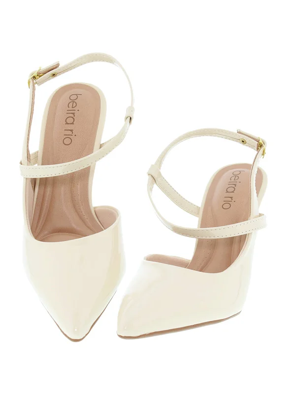 Beira Rio High Heels Sandals with Back Strap – Elegant sling Back Heels for Girls & Ladies