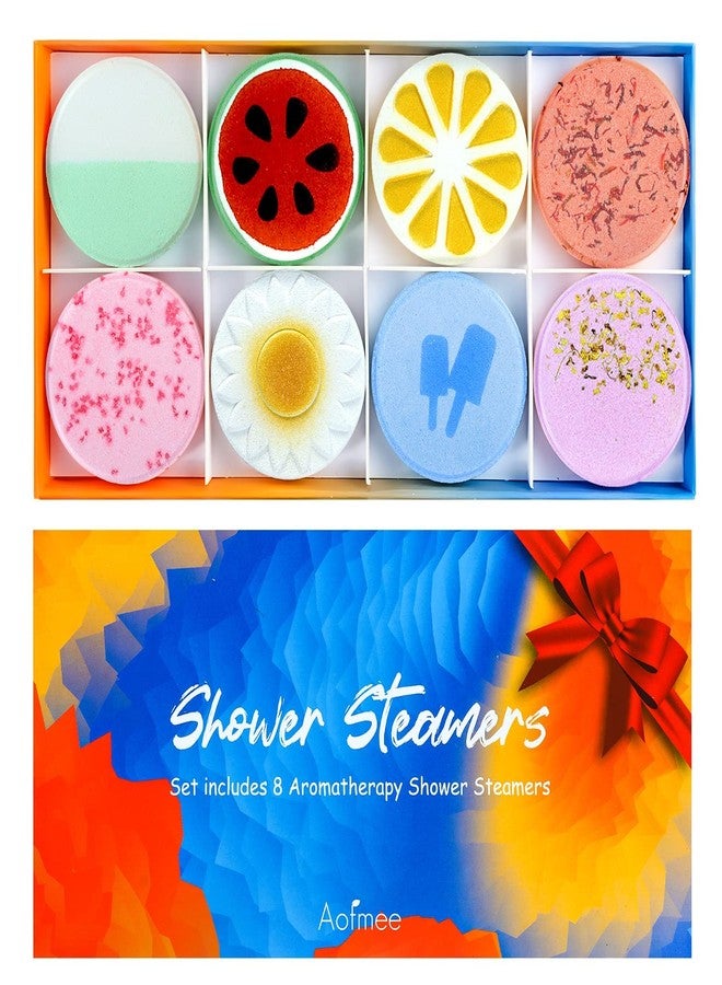 Aofmee Shower Steamers Aromatherapy - 8 Pack Shower Bombs Gift Set, Shower Tablets with Essential Oils for Relaxation, Valentines Day Gifts Self Care Gifts Spa Gifts Birthday Gifts for Women and Men - Image 1
