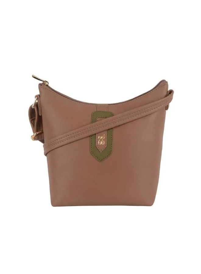 Baggit Baggit Women Beige Sling Bag Small Size | Ladies Stylish Casual Cross Body Purse Handbag