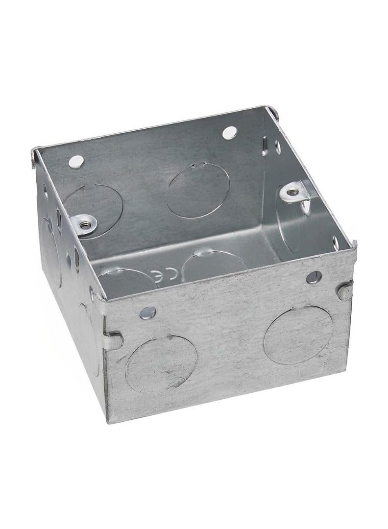 KNP Electrical Back Deep Box 6x3 is an essential component used in electrical installations designed to house and protect electrical wiring switches outlets and other electrical components. - Image 1