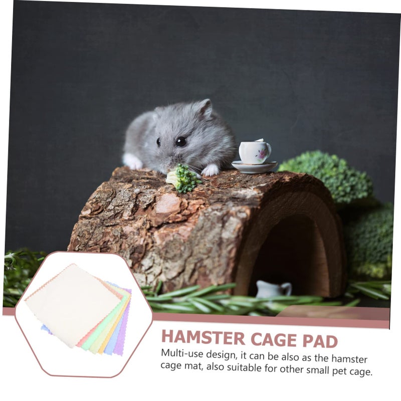 Soft Coral Fleece Pet Shower Towel Absorbent Bath Towel Bedding Cage Liner for Small Animals - Image 3