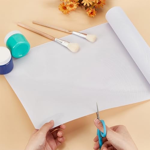 BENECREAT Custom Fursuit Eye Mesh, 39x11.8inch White PVC Plastic Net 0.2mm Thick Waterproof Printable Mesh for Furries Cosplay, Props, Fursuits, Craft Making, Hole: 0.5mm - Image 3