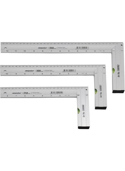 Aluminum Scale L Square - 30 Cm