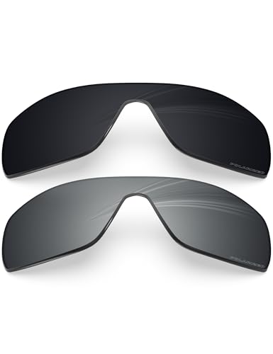 BLAZERBUCK Anti-salt Polarized Replacement Lenses for Oakley Oil Rig OO9081 - Black & Silver Chrome - Image 3