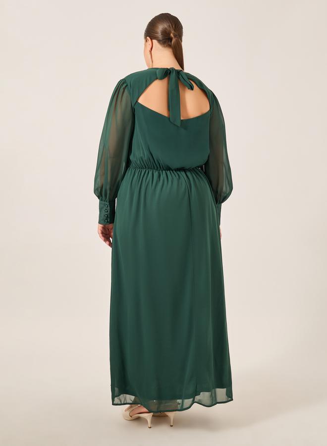 Styli Bishop Sleeve Dress  - Image 5
