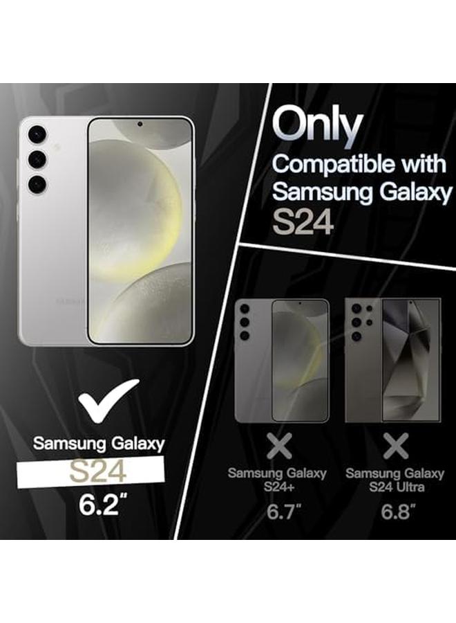 جي تيك جراب رفيع مناسب لهاتف Samsung Galaxy S24 5G مع عدسة كاميرا حماية كاملة من مادة TPU الناعمة وغطاء حماية رفيع للهاتف بلمسة نهائية غير لامعة ومقاوم للصدمات فضي - Image 2