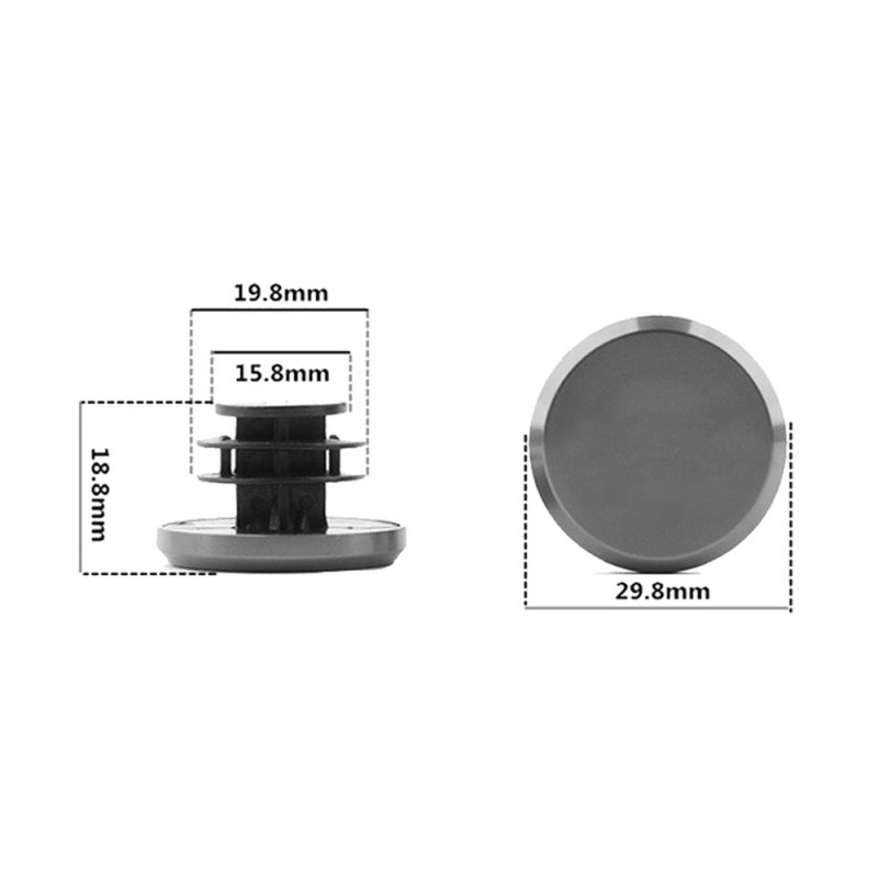 ENLEE Bicycle Handle Grip Protection Aluminum Alloy PE Material Anti-Corrosion Durable End Cap - Easy Installation for Road Bikes Mountain Bikes Folding Bikes - Image 2