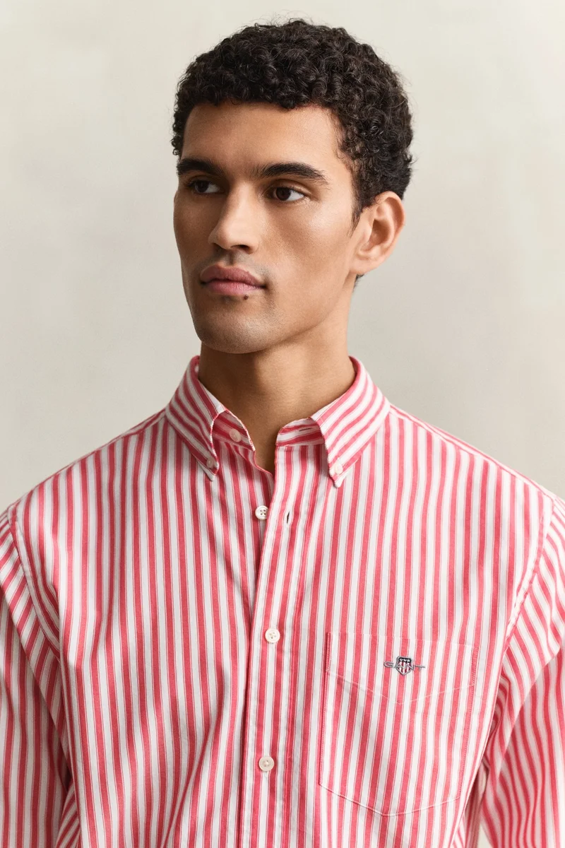 GANT  Regular Classic Poplin Stripe Shirt for Men | Best Price UAE