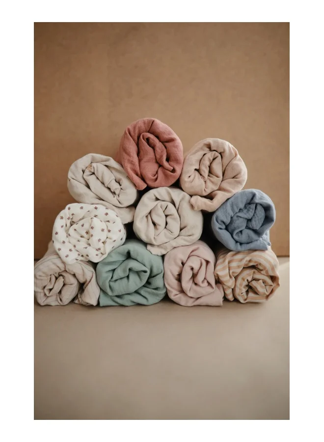 mushie Changing Pad Cover Pale Taupe