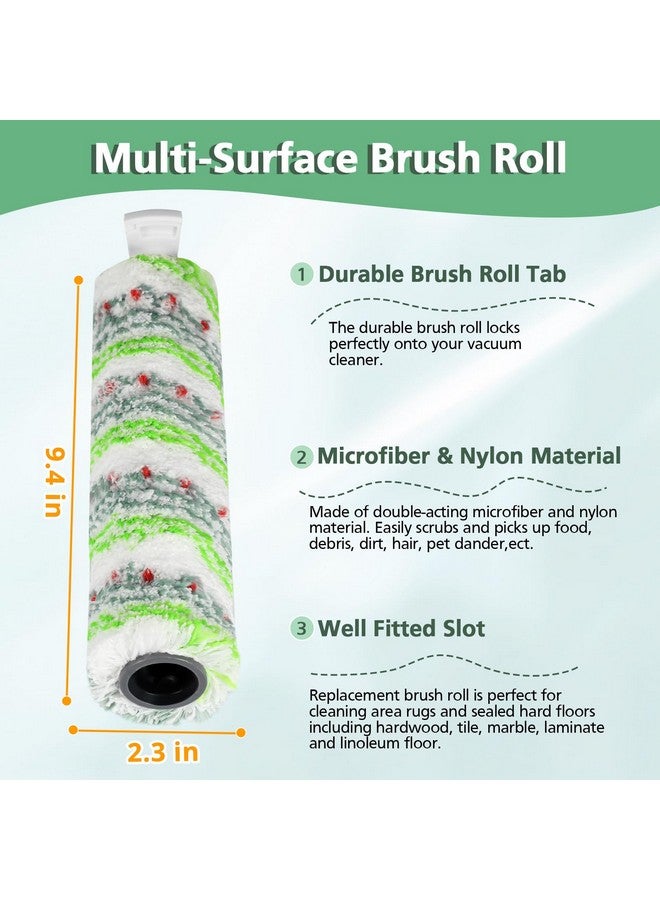 isinlive 3 Pack Multi-Surface Pet Brush Rolls 2788 and Vacuum Filters 1866 Compatible with Bissell CrossWave Max 2554 2554A 2590 2593 2596, HydroSteam 35151 3515 35152 3513 3518 Vacuums, Part 1618641, 1608684  - Image 3