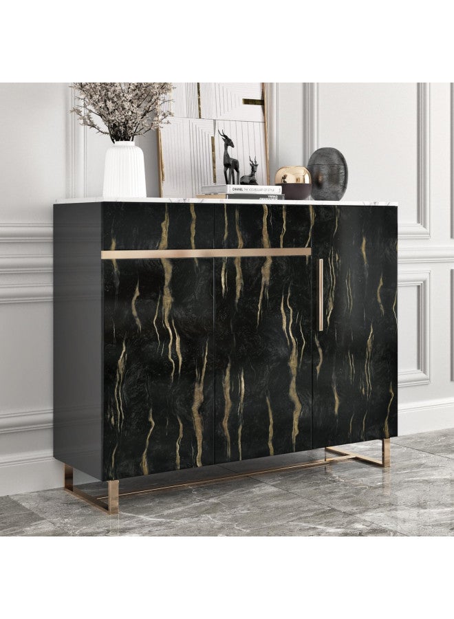 Wallercity ورق جدران ماربل بيج لامع من واليرسيتي - ورق لاصق قابل للإزالة لأسطح العمل - فينيل مقاوم للماء - ورق حائط لاصق للجدران - خلفيات - ورق جدران جرانيت - رول ديكور 15.8x236 إنش - Image 4