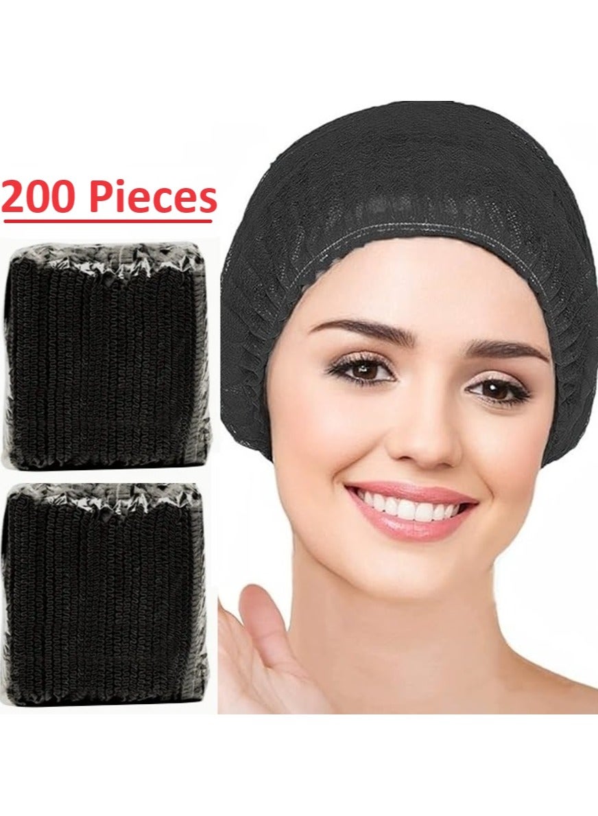 Surgical Airnet Leboo 200 Piece Disposable Surgical Caps, Hair Net Elastic Dust Cap for ...