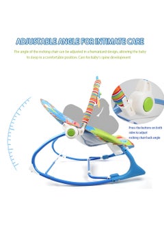 tiibaby 3-in-1 Vibrating And Hanging Toys Baby Bouncer Seat  Infant to With Music Toddler Rocker 0-30 Months  - Image 4