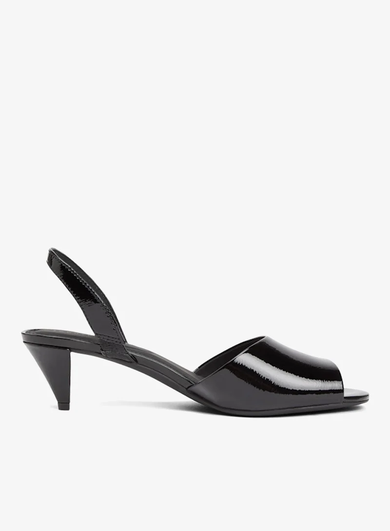 TOMMY HILFIGER Casual Patent Mid Sandals