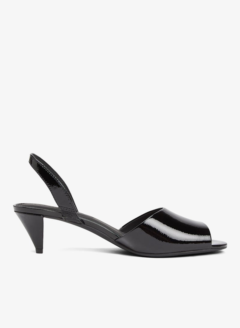 TOMMY HILFIGER Casual Patent Mid Sandals - Image 1