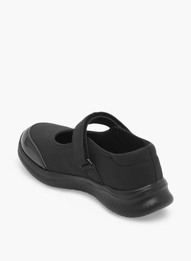 Dash BLACK Girls Hook & Loop Mary Jane School Shoes for Women | Best Price UAE